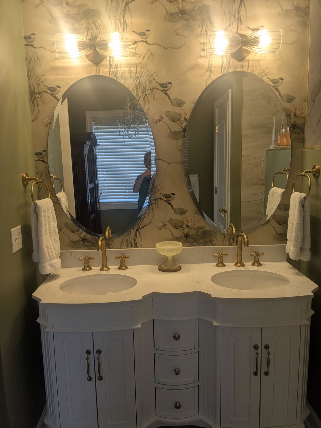 Customer photo — Willowshade Sanctuary Wallpaper