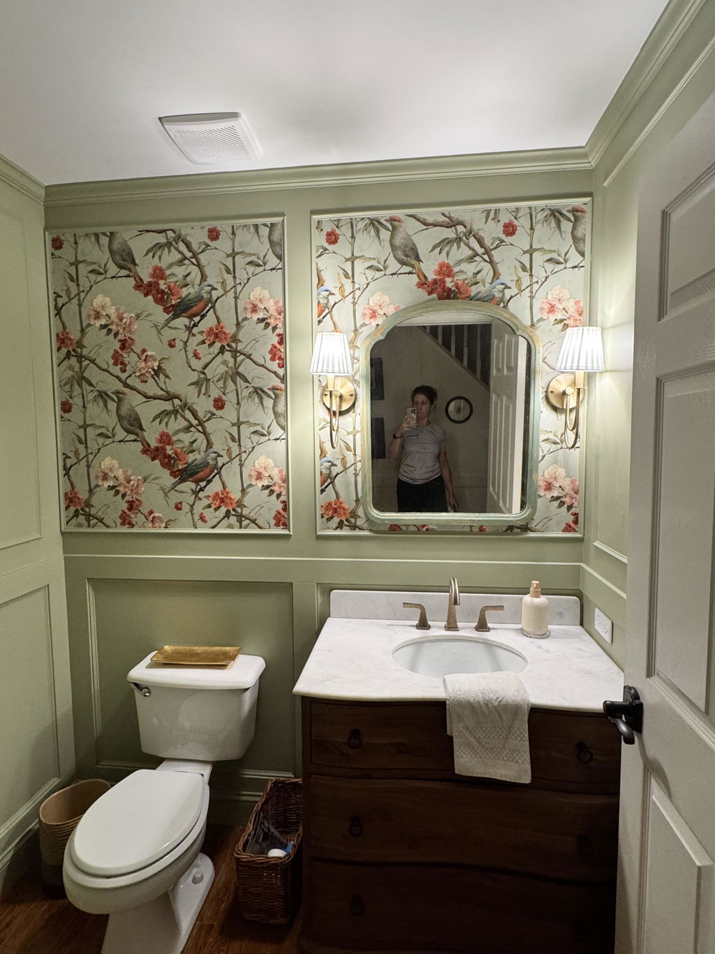 Customer photo — Song of the Willow Wallpaper