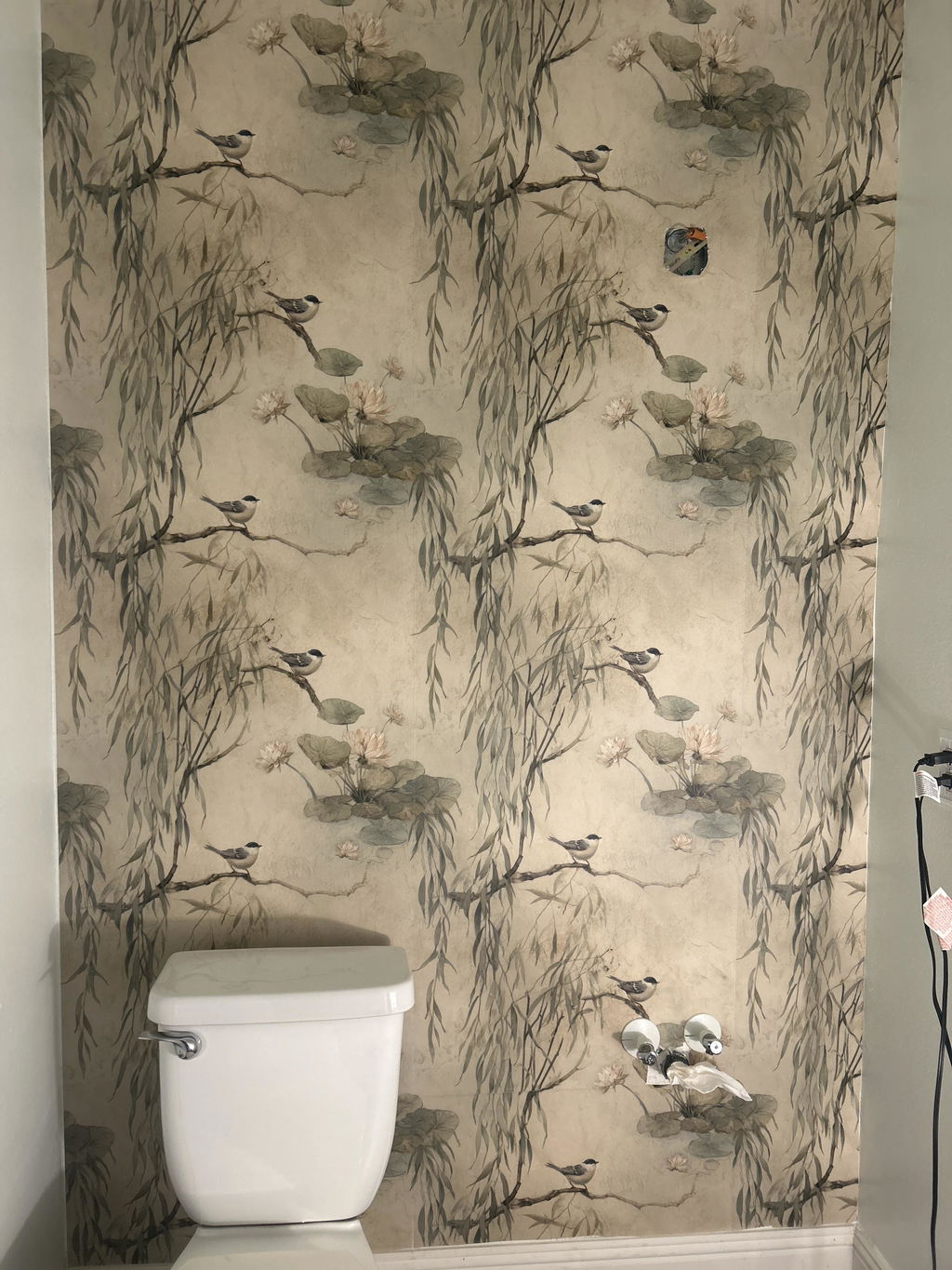 Customer photo — Willowshade Sanctuary Wallpaper