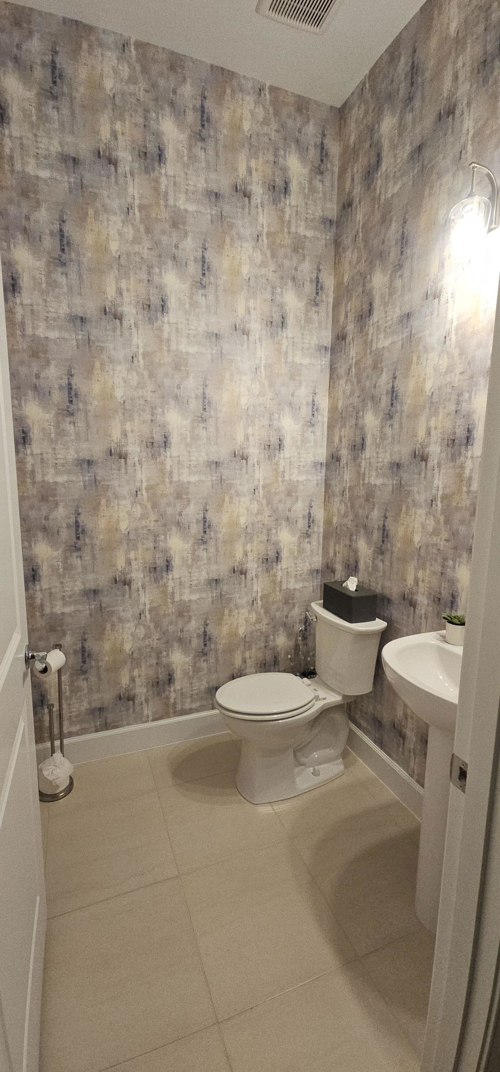 Customer photo — Atelier Mist Wallpaper