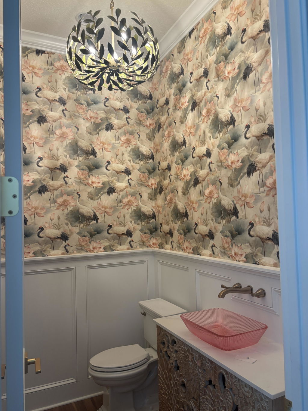 Customer photo — Lotus Crown Wallpaper