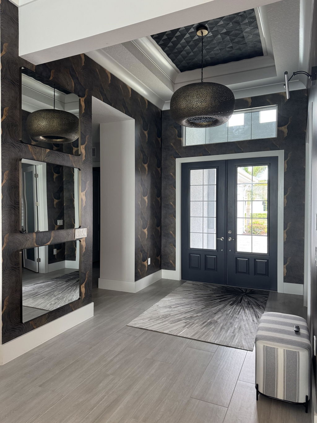 Customer photo — Aureate Terrain Wallpaper