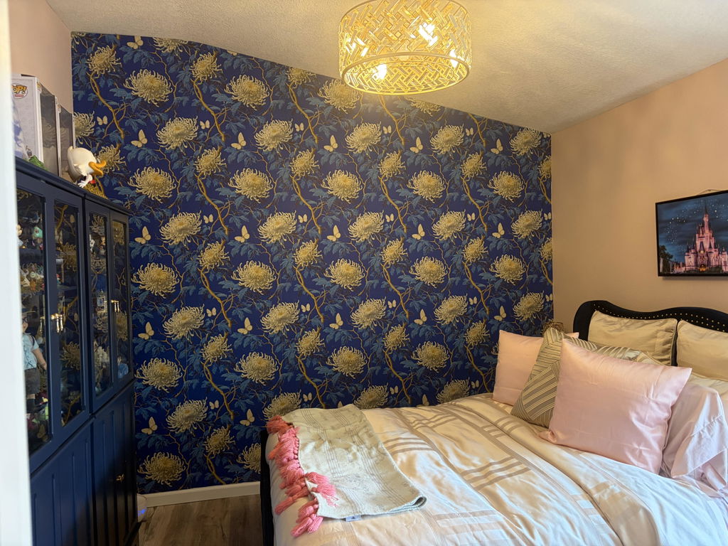 Customer photo of Blue Parliament Wallpaper