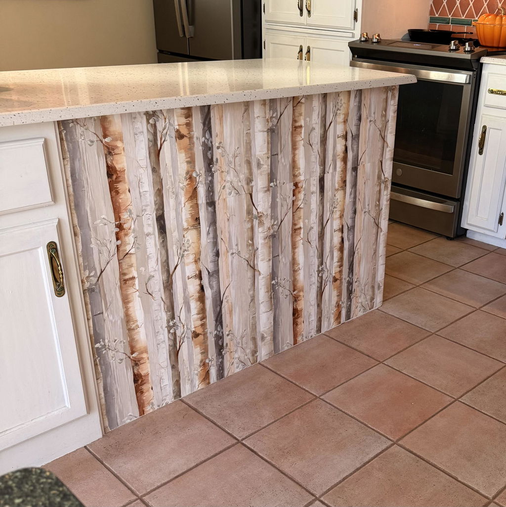 Customer photo — Aspen Vale Wallpaper