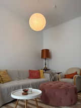 Noguchi Inspired Akari 55D Paper Pendant Light | Handcrafted Ceiling Lamp akari 100D