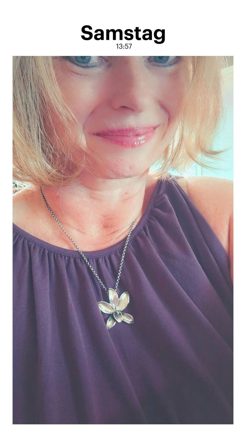 ORY Kette - Blumenkette mit Orchidee