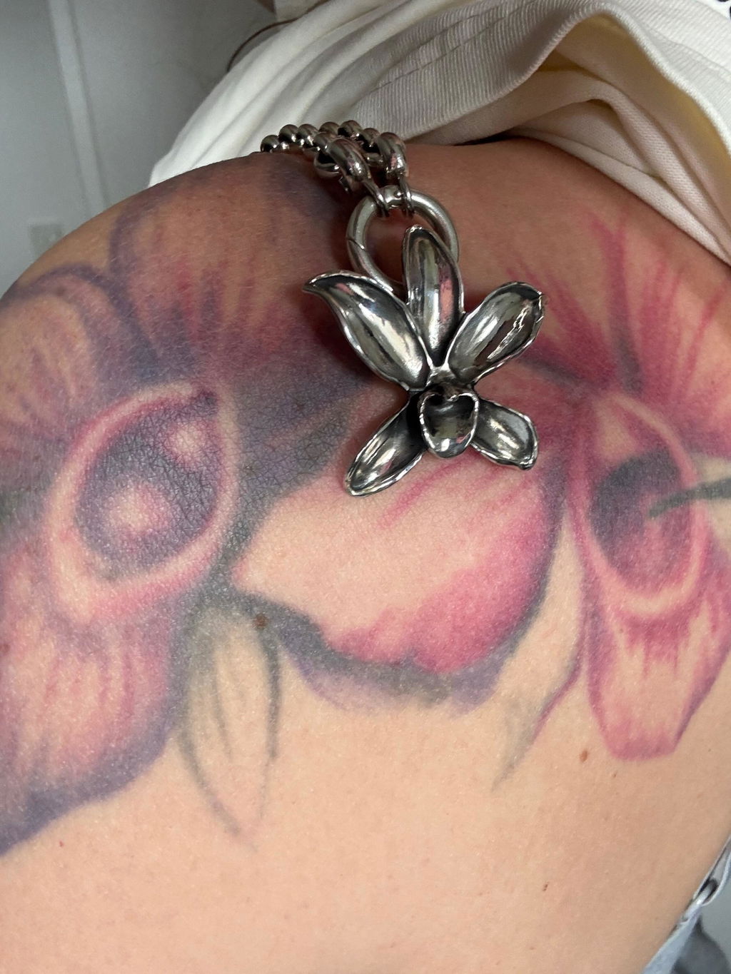 ORY Kette - Blumenkette mit Orchidee