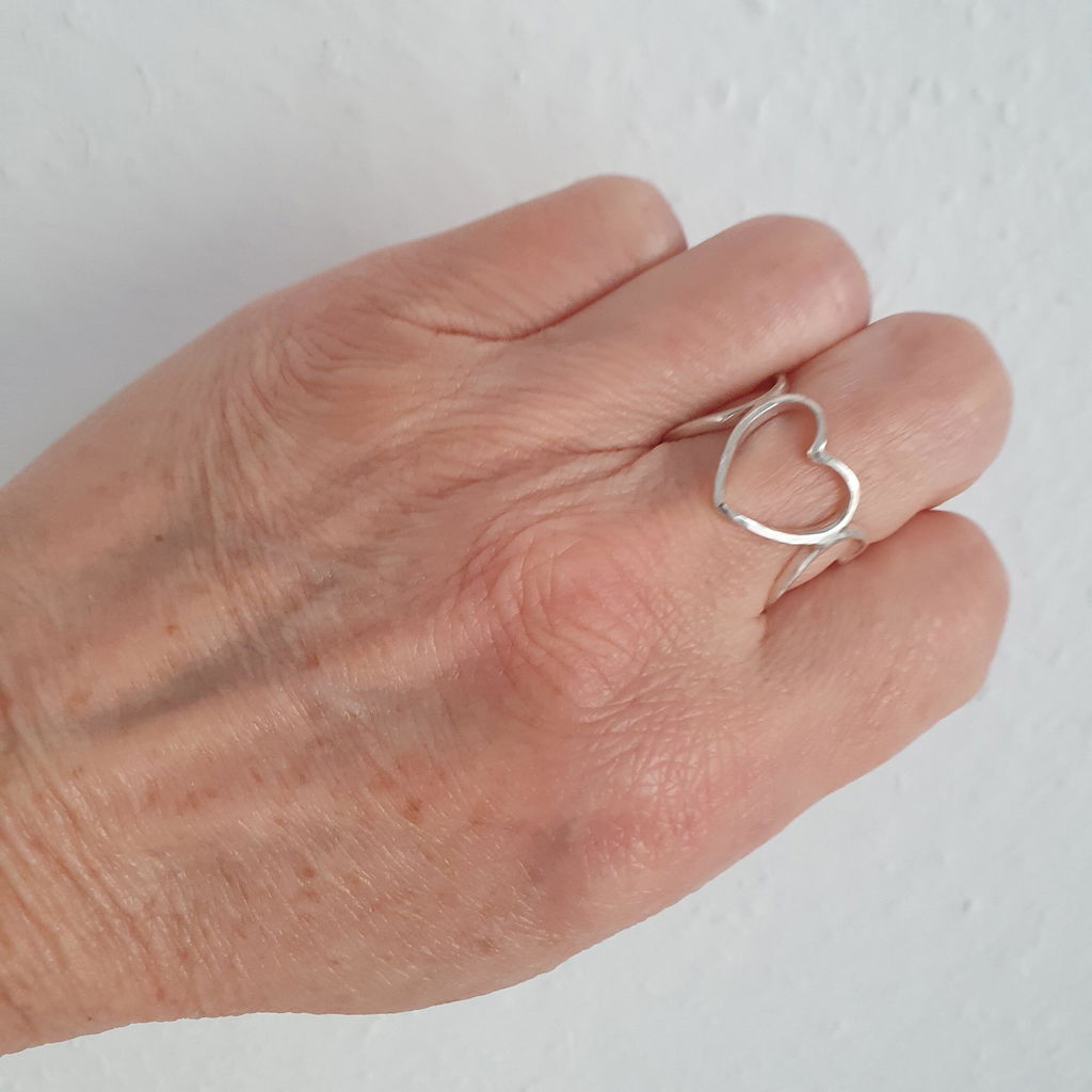 ENDLESS Herz Ring - Silberring & Goldring mit Herzen
