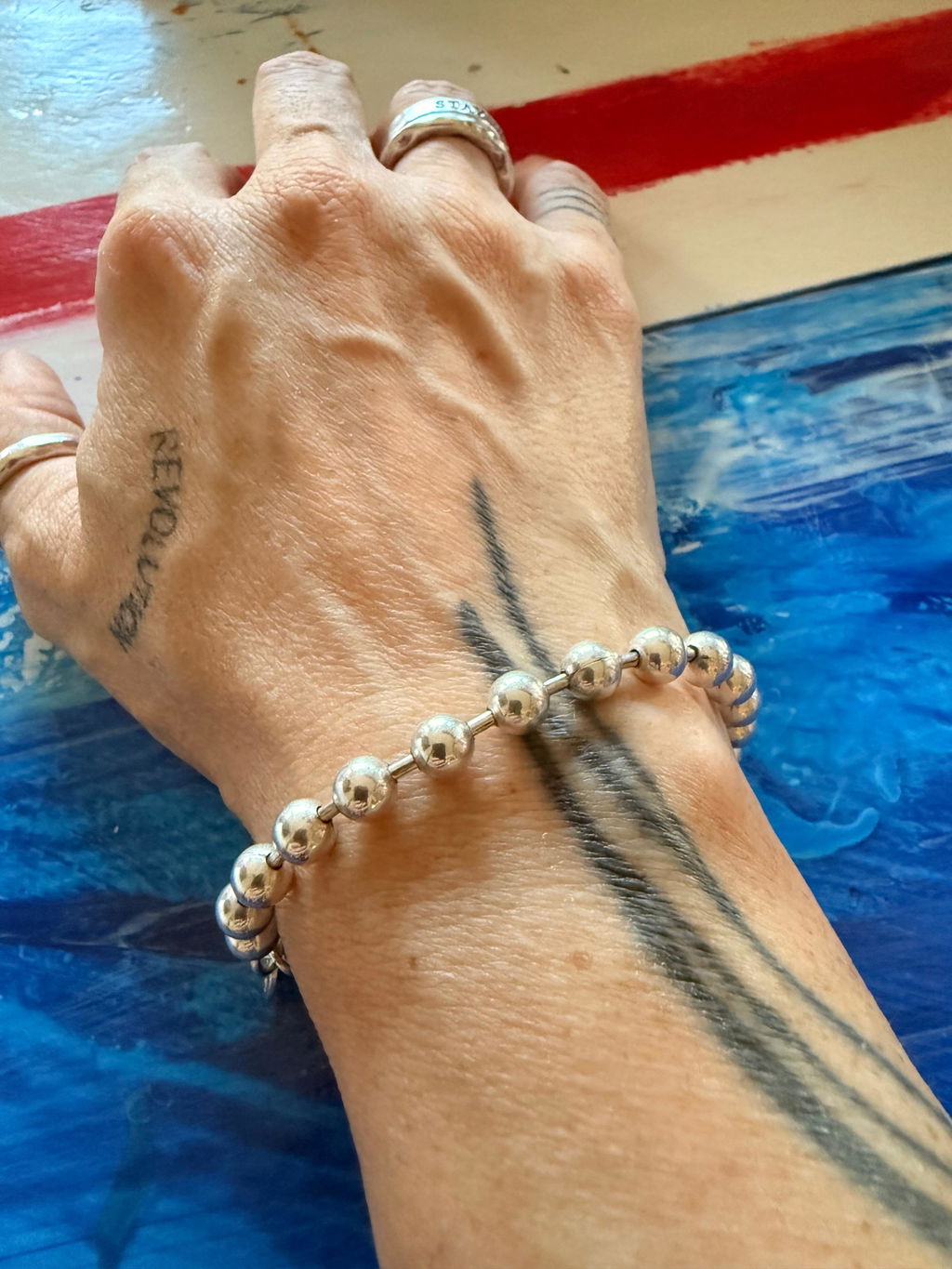BULLET Kugelarmband 6mm - Armband mit Gravur