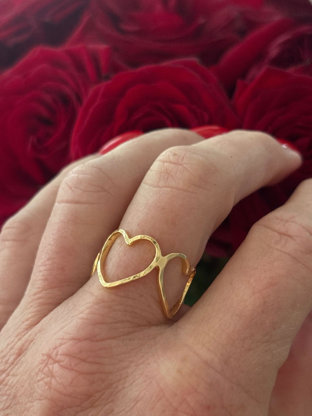 ENDLESS Herz Ring - Silberring & Goldring mit Herzen