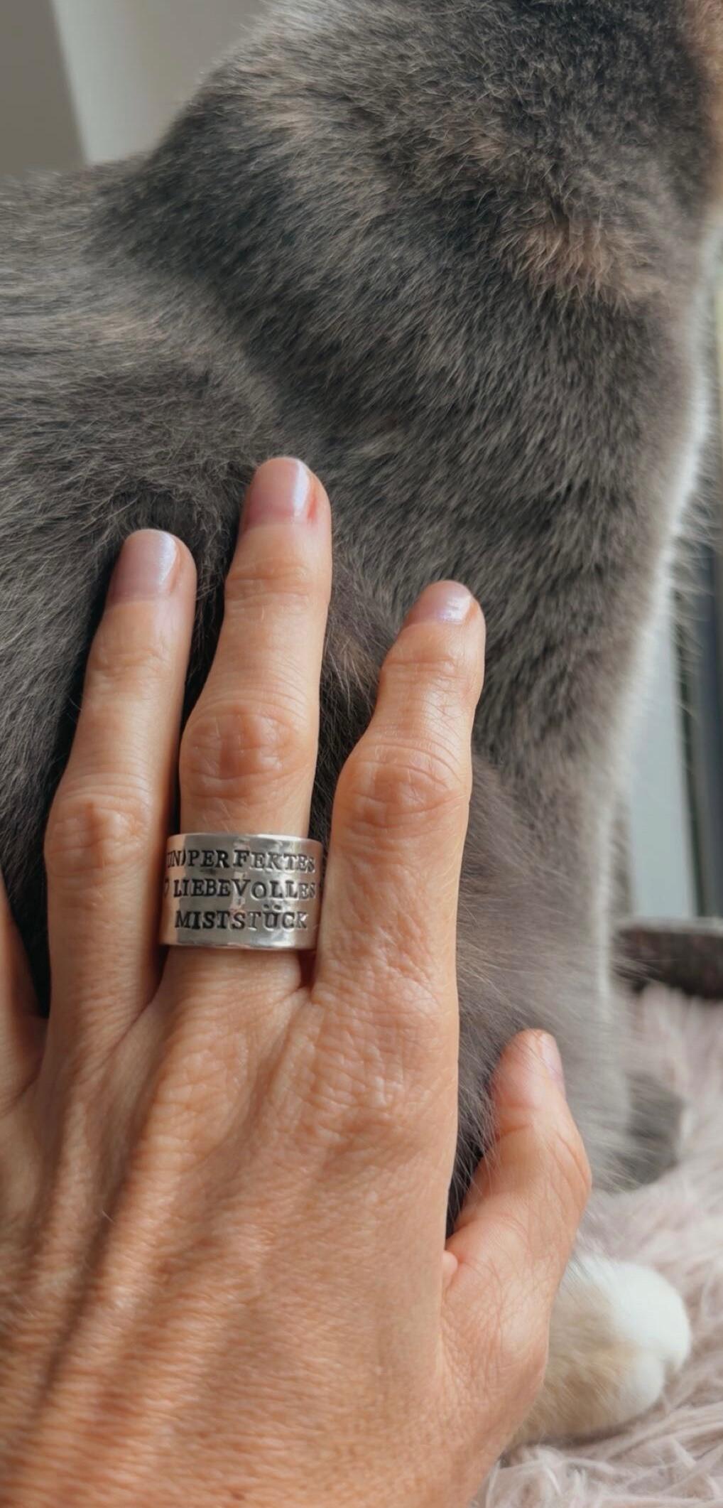 RELATION Ring Big - Ring mit Gravur