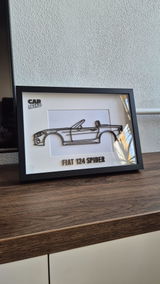 Zarámovaná silueta auta na míru CAR LOVERS - nakreslíme váš vůz