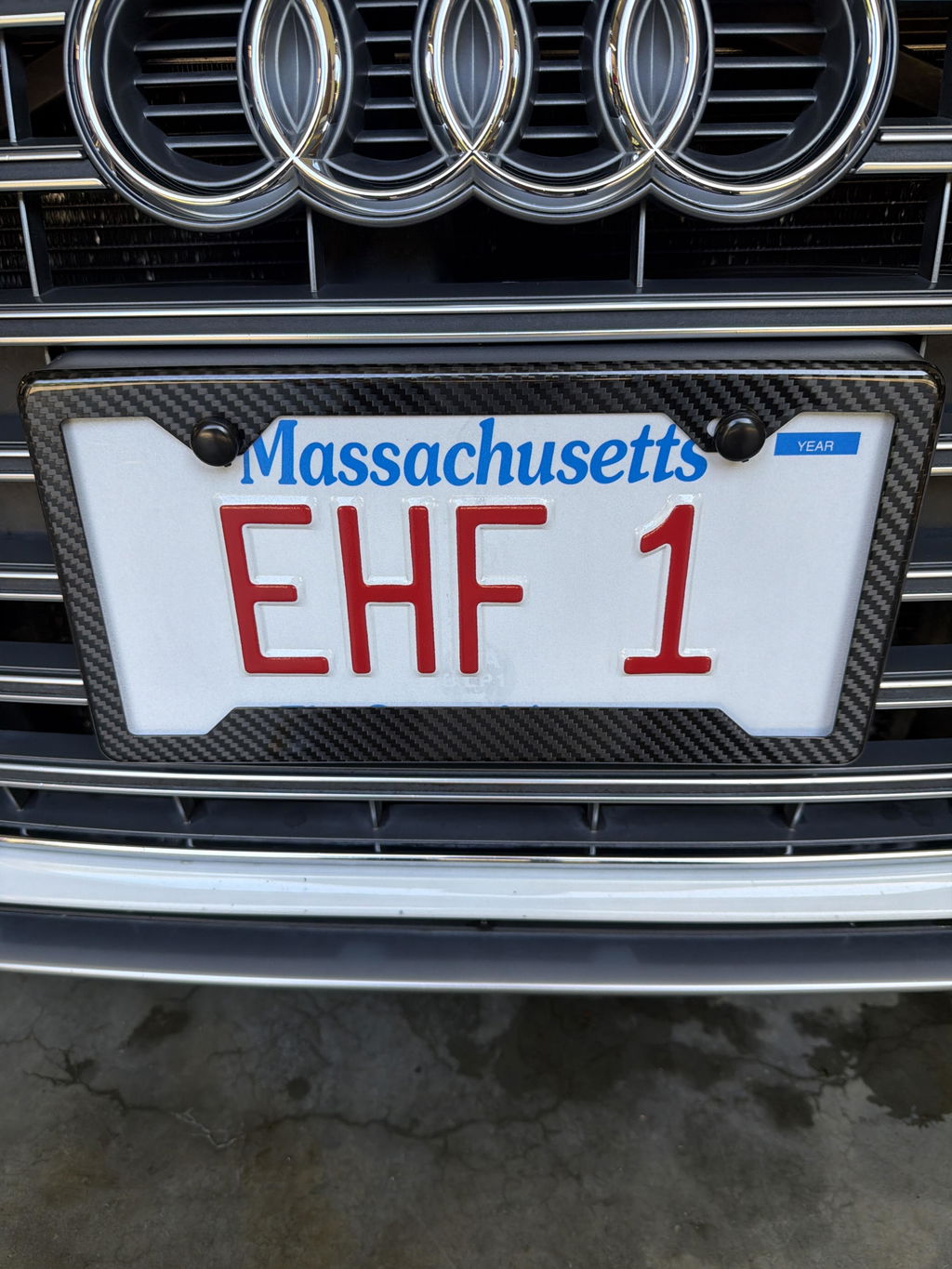 CarbonFG 2-Hole License Plate Frame Hardware Kit - Blackout Edition