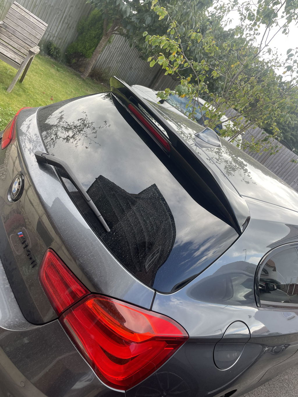BMW 1 Series F20 LCI Gloss Black Rear Spoiler 2014-2019