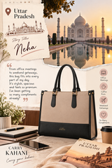 Midnight Story Laptop Tote