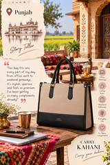 Midnight Story Laptop Tote