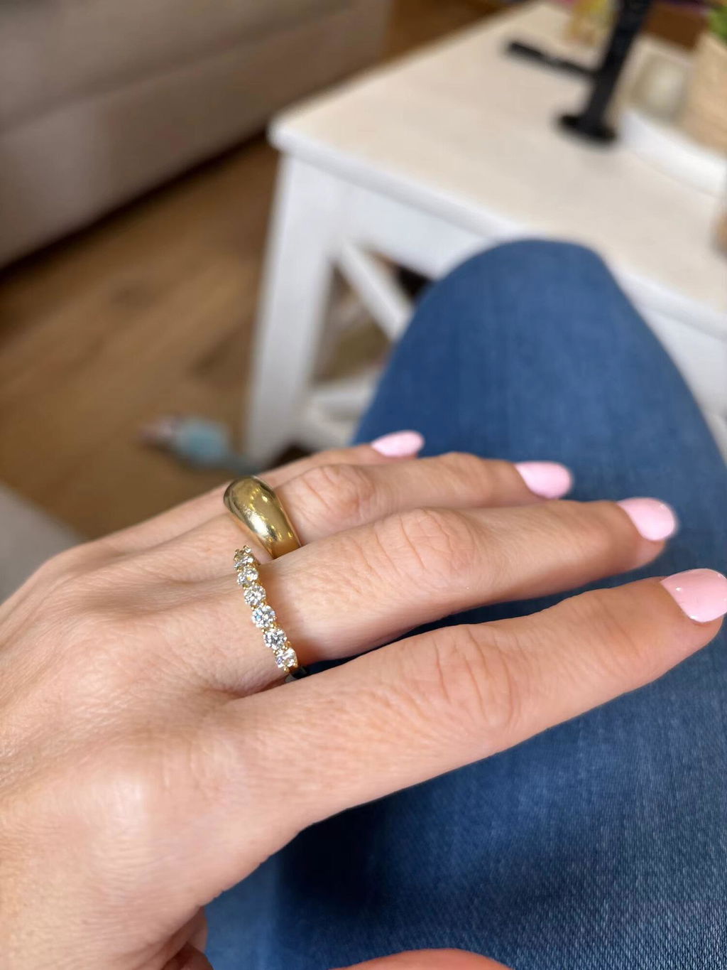 Moissanite Ring Solar