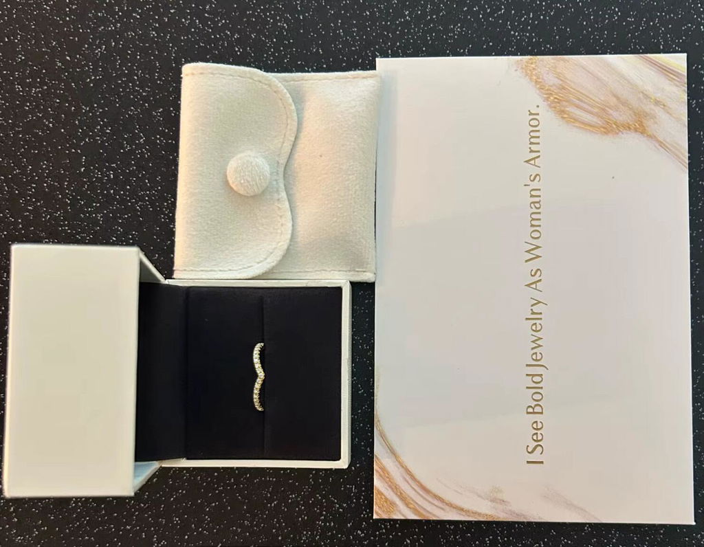Moissanite Ring Infinity