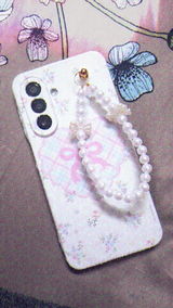 Pastel Heart Garden Chain Case