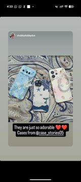 Starry Blue Wings Chain Case
