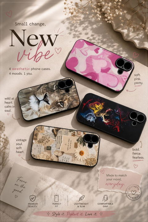 Lion Art iPhone 17 Glass Case
