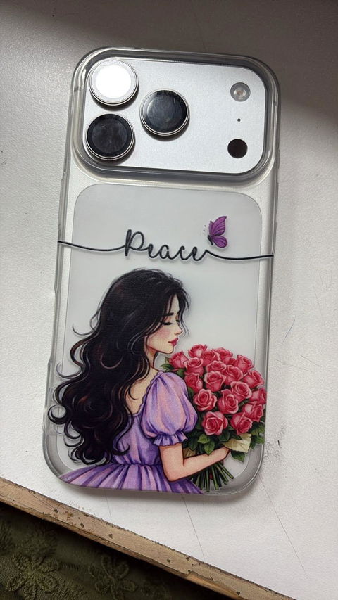 Personalized Name Butterfly Girl Phone Case – Custom Floral Cover