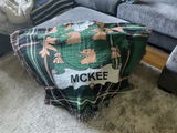 McKee Irish Woven Blanket | Family Crest Tartan Throw