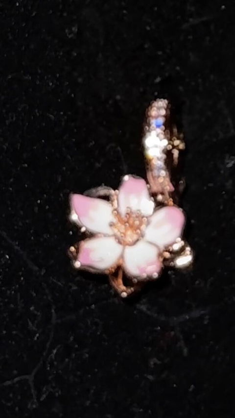 Charm Flor Cerezo Rosa Rosado