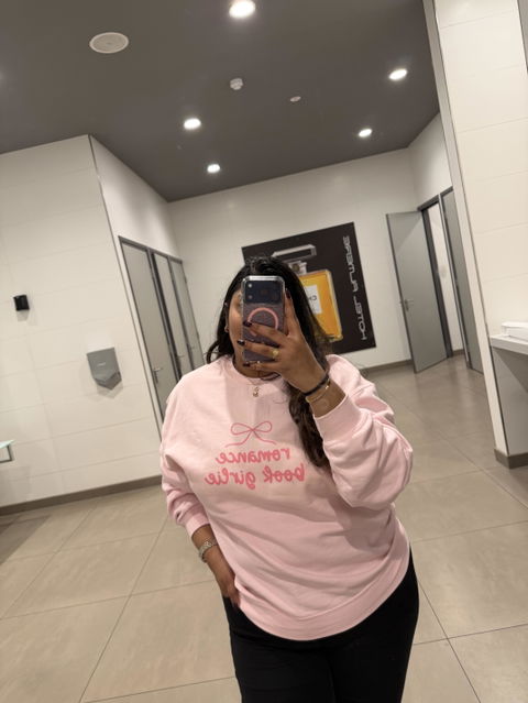 Romance Book Girlie Sweatshirt