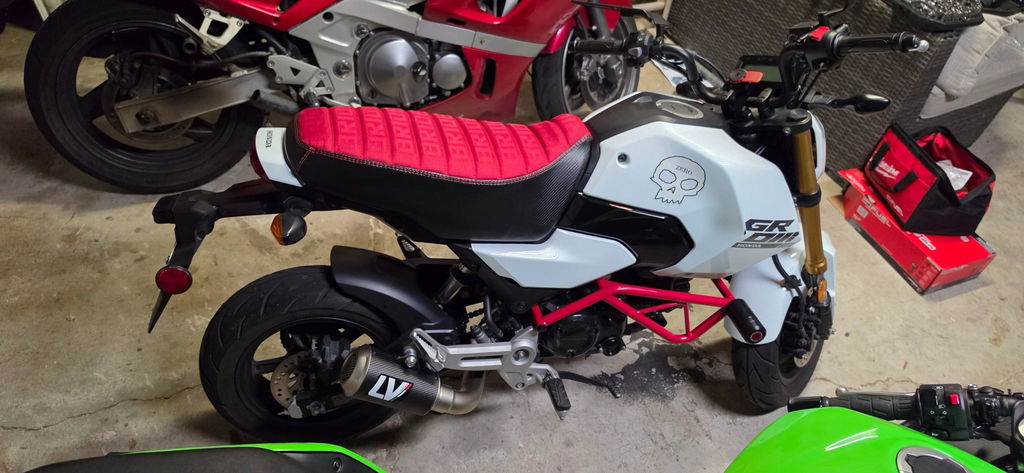 Honda Grom Red Bride Seat Cover 2022-2026