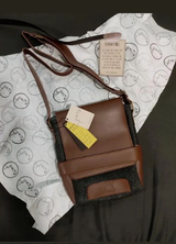 Cherm Messenger - Brown and Charcoal Gray
