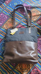 Tote-ally Cherm - Brown and Grey