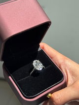 Oval solitario · 5 ct