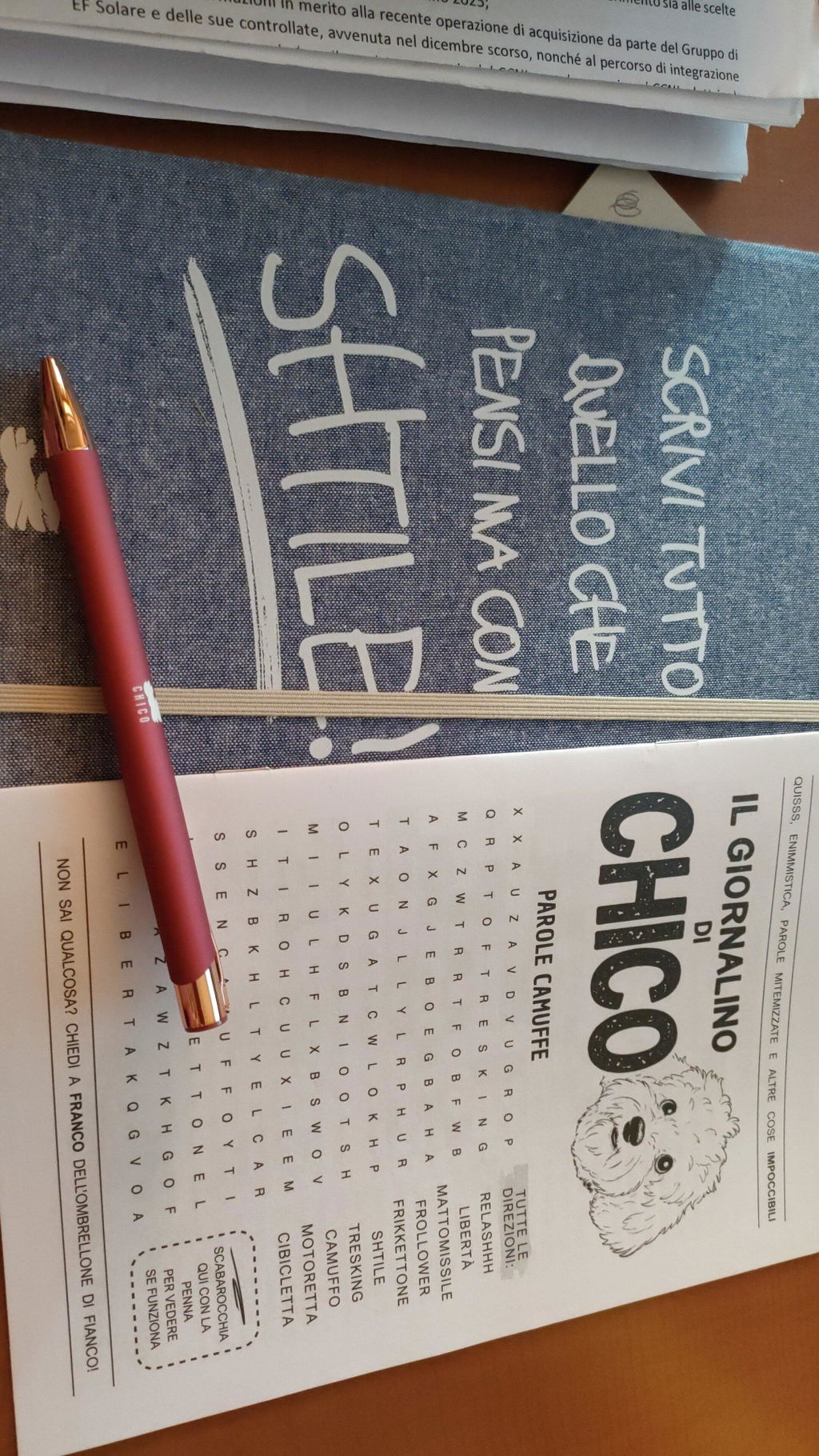 Block Notes - Scrivi tutto quello che pensi ma con SHTILE