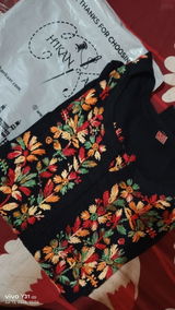 Maysa Soft Rayon Handwork Chikankari Kurti - Multi Colour