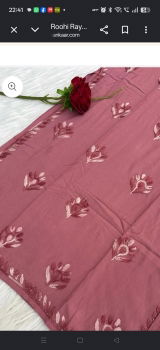 Roohi Rayon Tone To Tone Lucknowi Handwork Chikankari Kurti - Mauve Pink Color