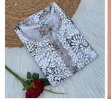 Fatima Pure Mulmul Chikankari  Handwork Kurti - Pink Colour