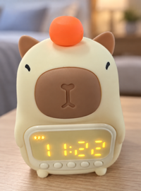 Capybara Alarm Clock Night Light