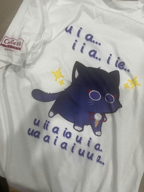 Genshin Impact "Scarameow Series" T-Shirt - "UIA Cat" Meme Edition