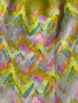 2208 Very Heavy Georgette Flower Print Saree
