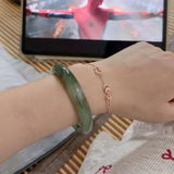 Gold Plated Silver Zircon Gourd Small Waist Bracelet