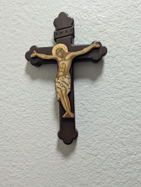 Wooden Holy Cross – Byzantine Crucifix of Jesus Christ