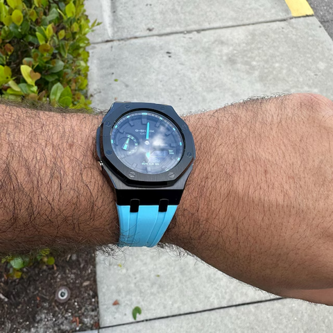 Montre CasiOak Custom – Black Blue