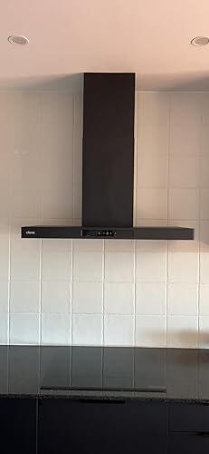 Ciarra Hotte aspirante murale intelligente 90cm Wifi et contrôle tactile CBCB9102P-OW