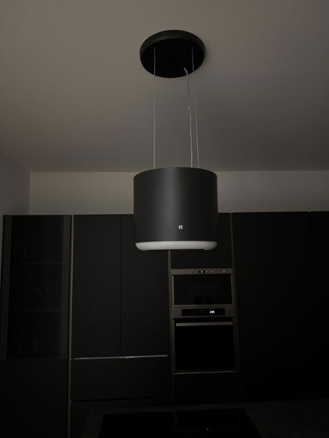 Ciarra Hotte Îlot Contrôle WIFI+APP Classe A+ Noir CBCB4838-OW