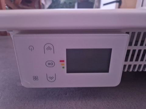 Ciarra Radiateur à inertie sèche radiateur electrique connecté economique céramique WiFi 1000W-2000W | Double cœur de chauffe céramique + film aluminium