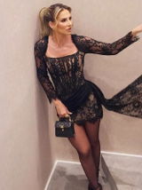 Polina |  Mini Longleeve Lace Dress