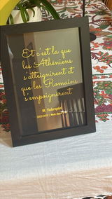 Cadeau Cadre Citation personnalisé