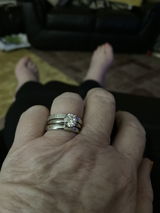 Received my two rings yesterday . I am totally in love with them gorgeous review photo