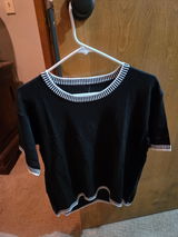 Everyday Chic Contrast Stripe Crewneck Sweater | S-2XL Plus